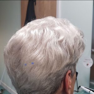 Natural grey hairpiece in Manchester and Stockport